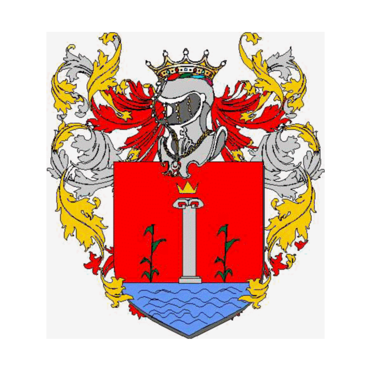 Escudo de la familiaColonna Romano, Colonna Romano