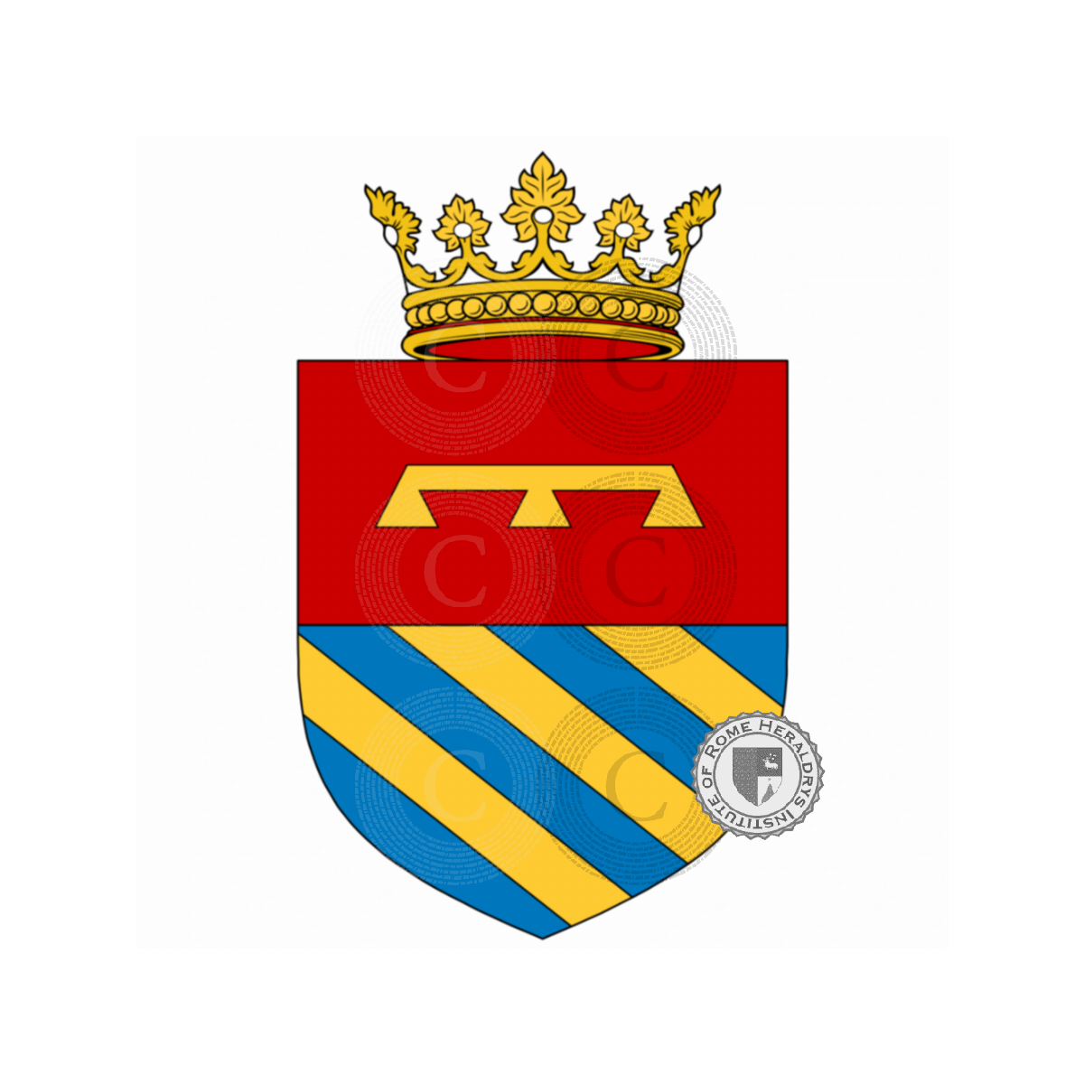 Wappen der FamilieDolci, del Doce,Duca,Duce