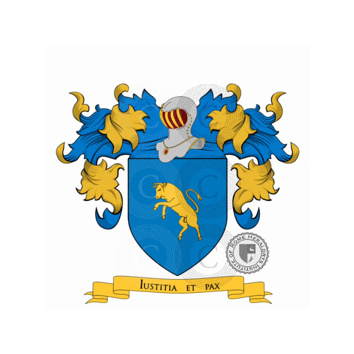 Wappen der FamilieTurina, Ardenghi,Baronci Turini,Turina,Turino,Turrini