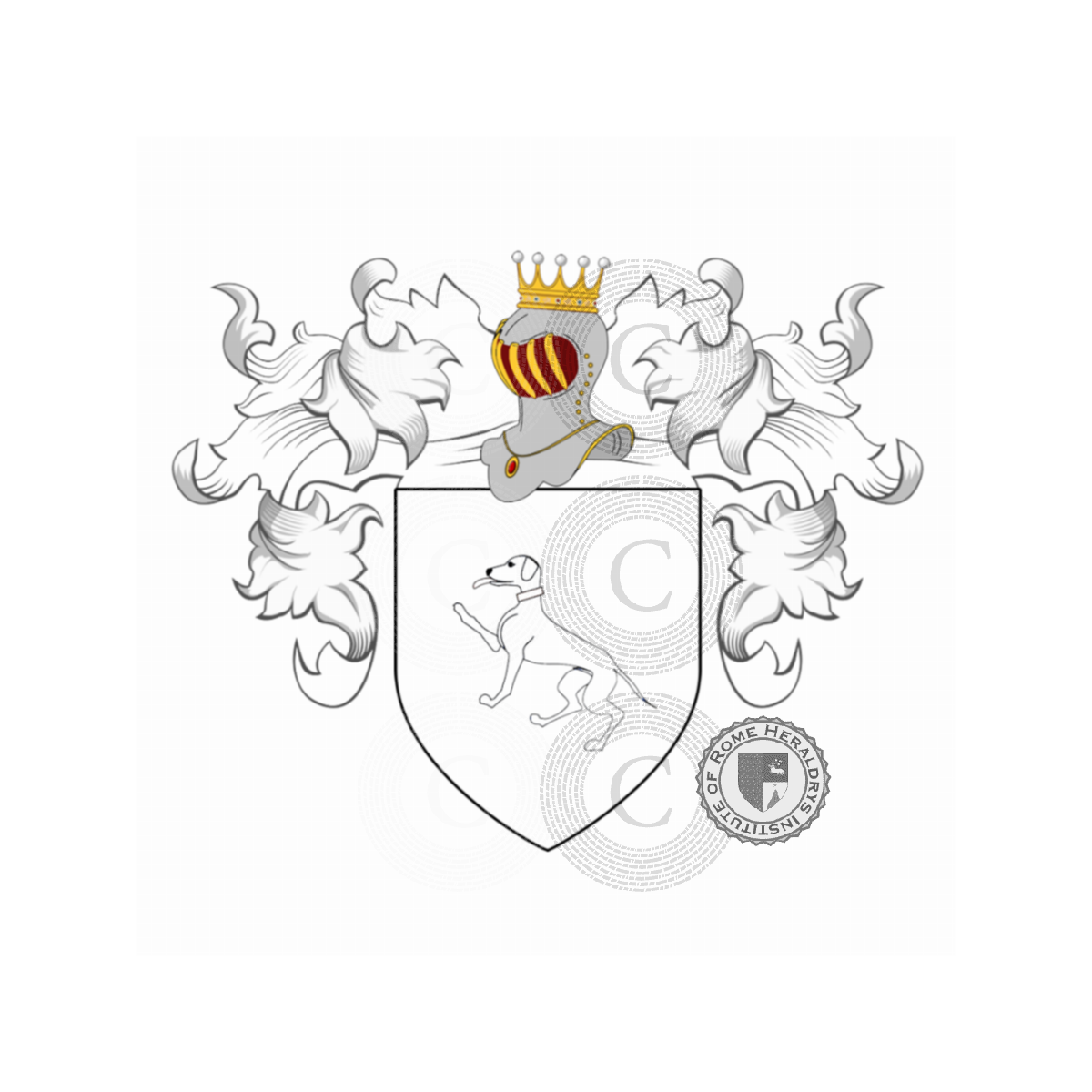 Wappen der FamilieTurini, Ardenghi,Baronci Turini,Turina,Turino,Turrini