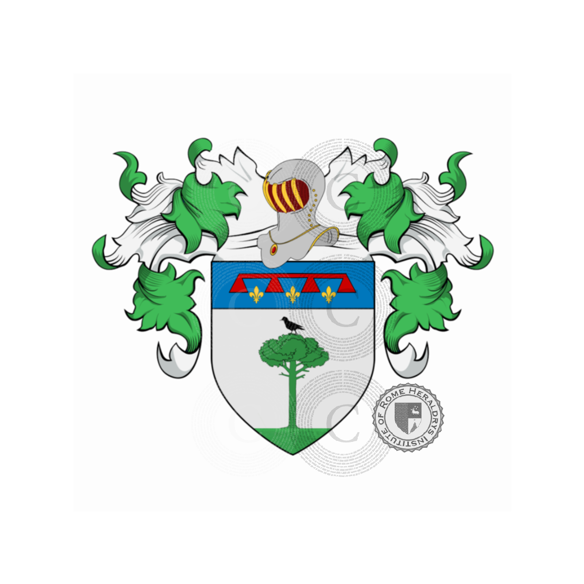 Coat of arms of familyFerrini, de Ferinis,Ferini