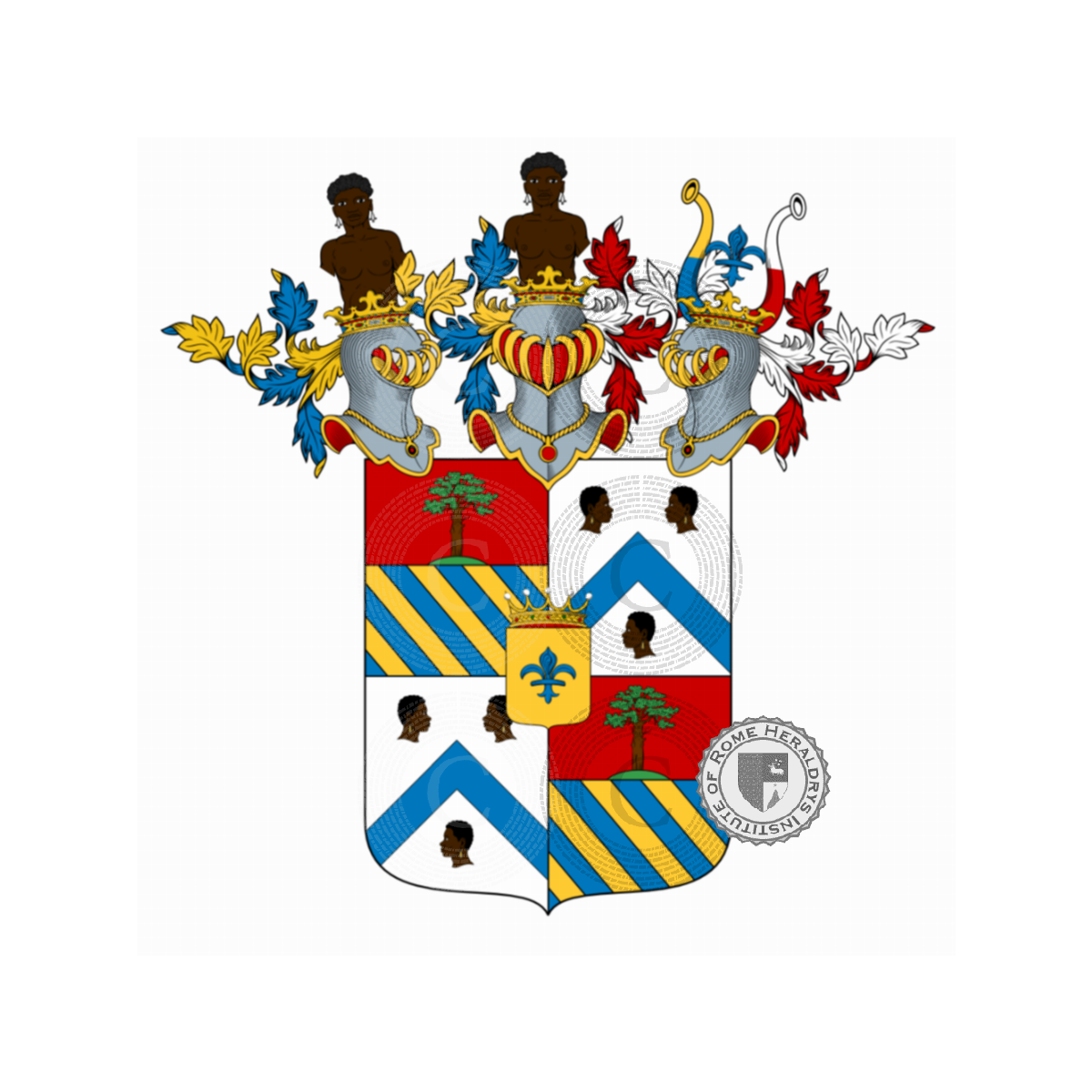 Coat of arms of familyTrentini, Trentin