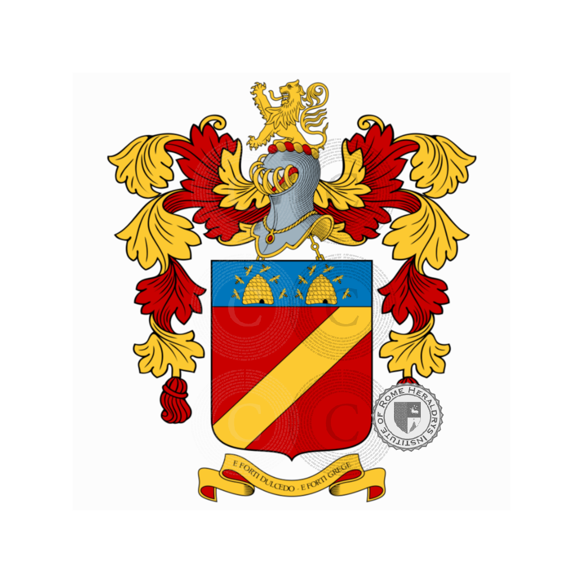 Wappen der FamilieMellano, Melano,Mellana