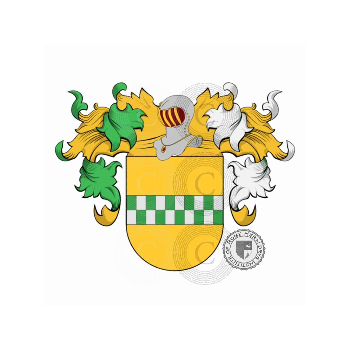 Coat of arms of familyVallín, vallian