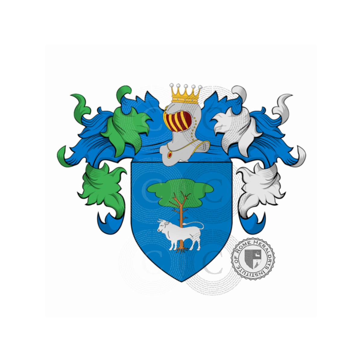 Coat of arms of familyGoretti, Flamini,Goretti
