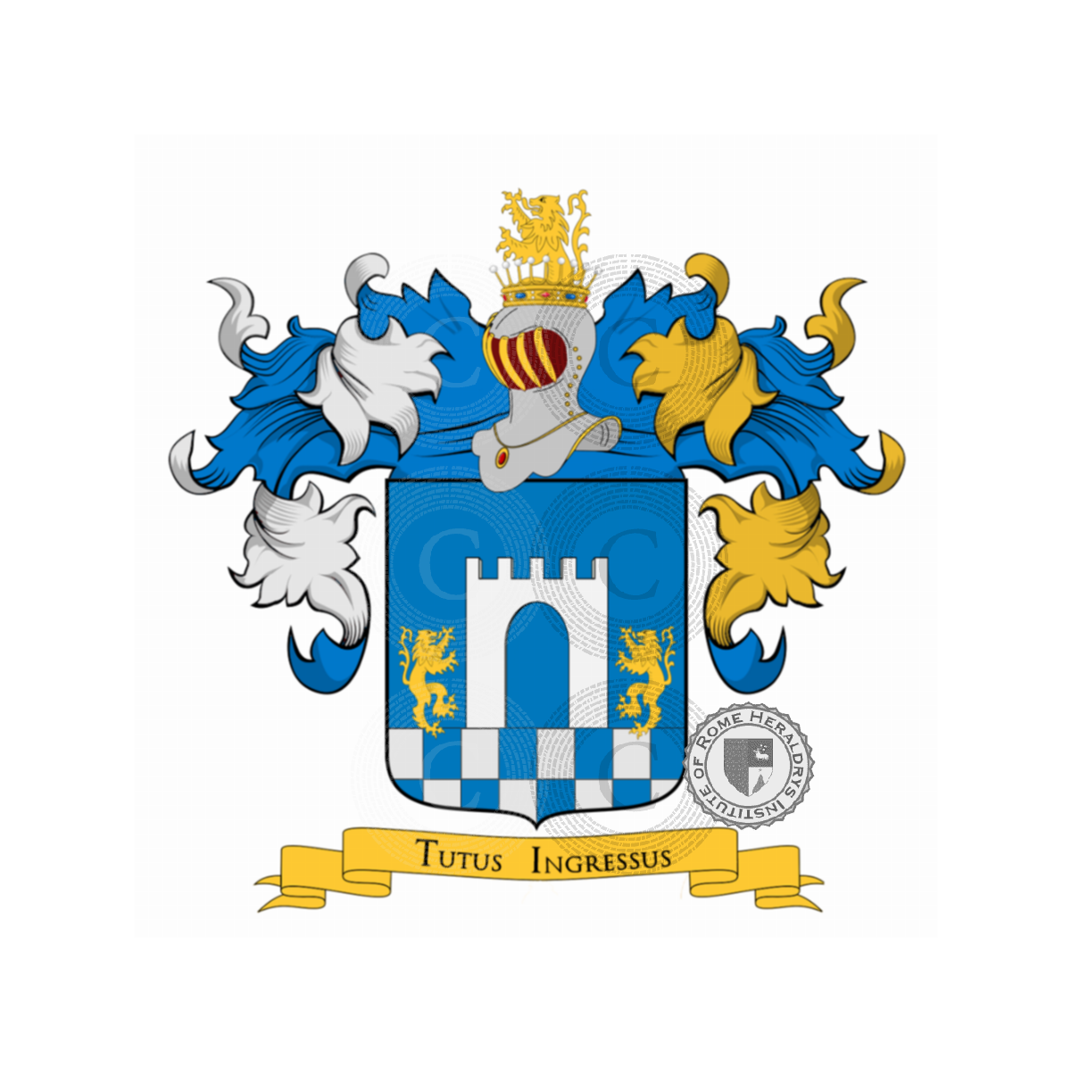 Wappen der FamiliePorta, Alimenti della Porta,de la Porta de S.Urso,de la Porte,de Quart,della Porta,della Porta de Carli,Portis