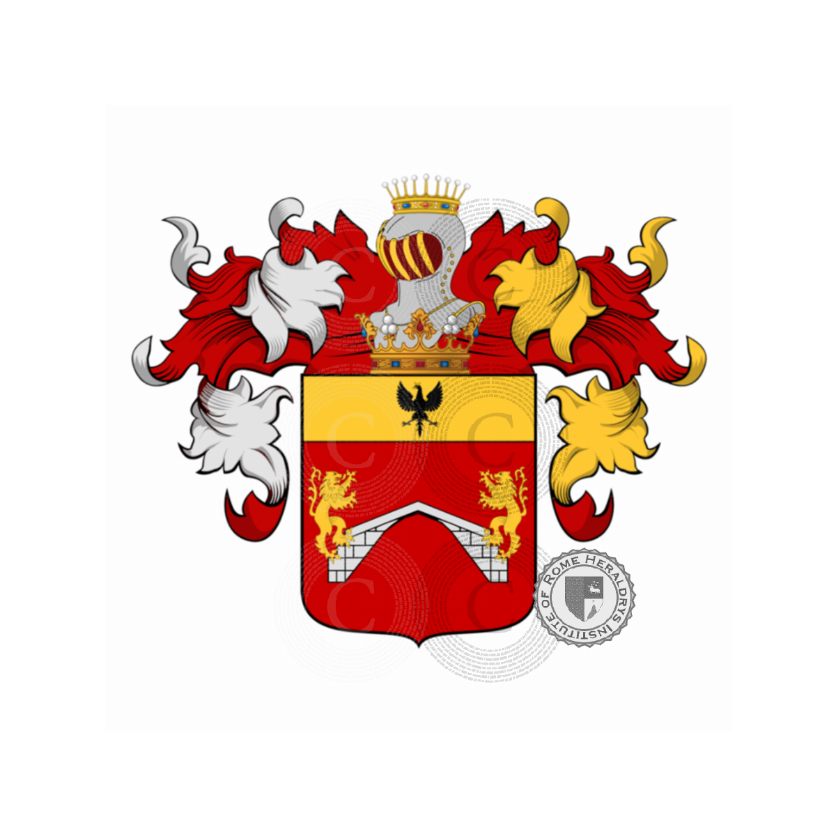 Coat of arms of familyPonti, da Ponti,de Ponti,delli Ponti