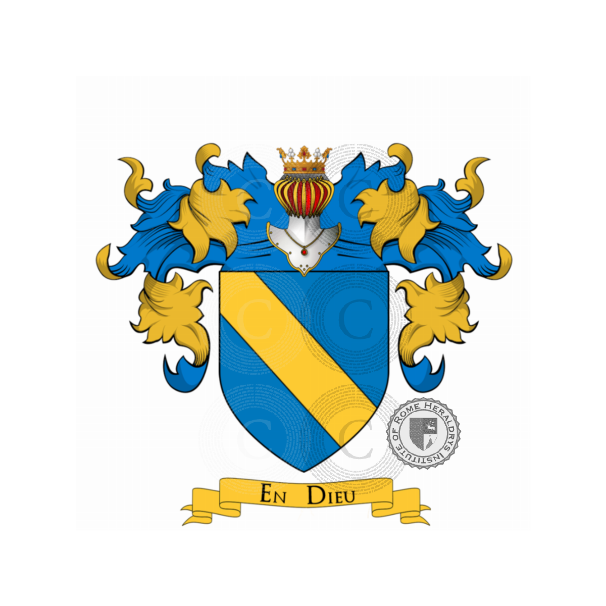 Wappen der FamilieFaussone di Lovencito - Faussone di Scaravello, Faussone di Scaravello