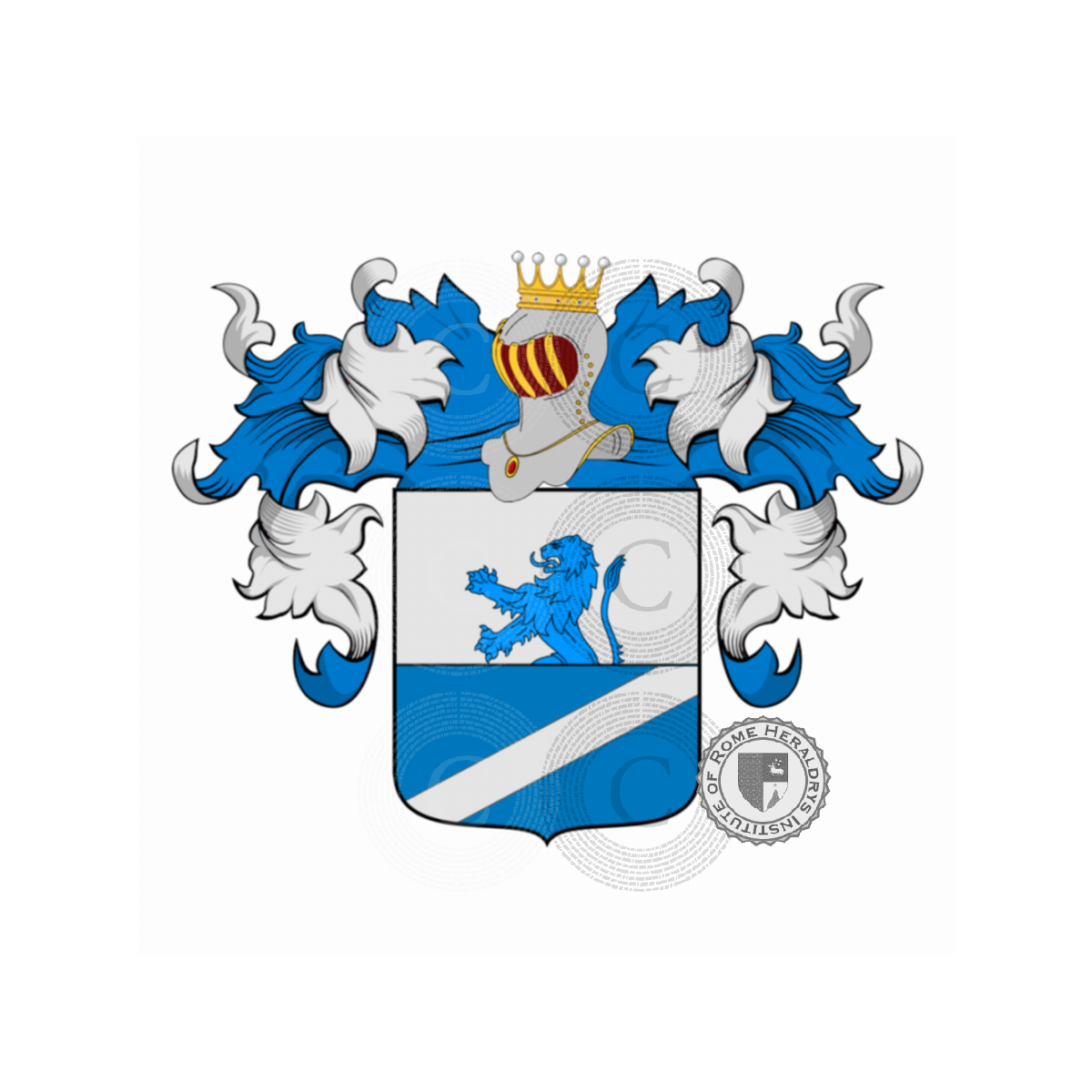 Wappen der FamiliePocchi, de Pochi,delle Poche
