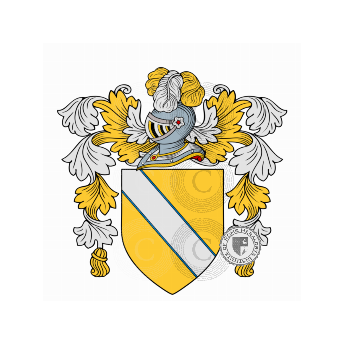 Escudo de la familiaZarboni, Berges Zarbano,Berges-Zarbano