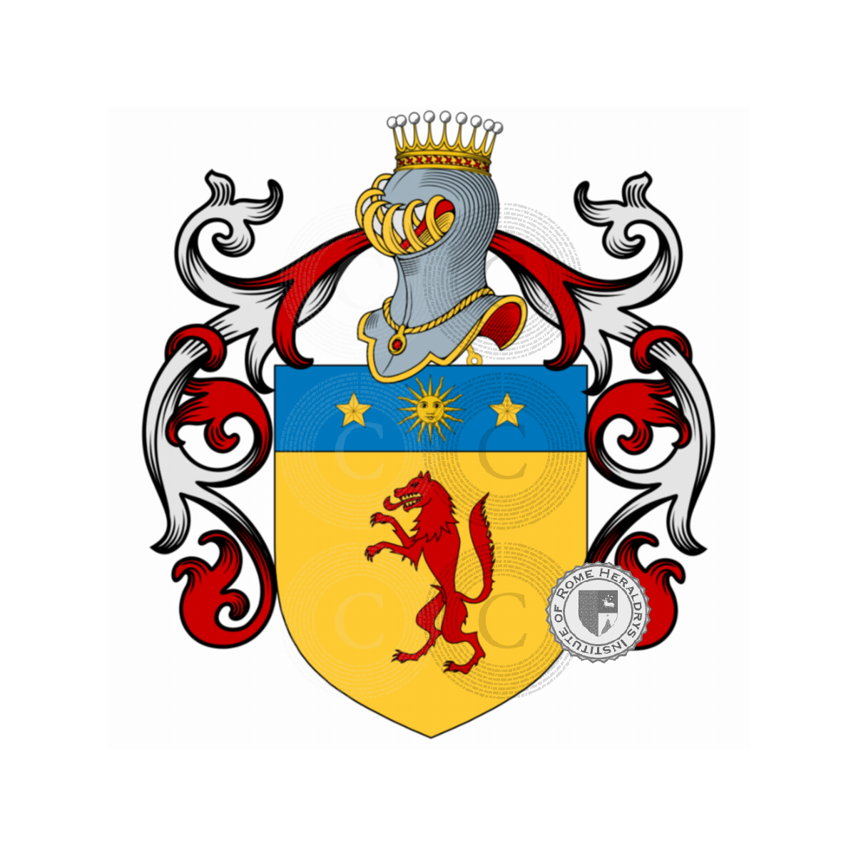 Coat of arms of familyde Lucia, DeLucia,Lucia