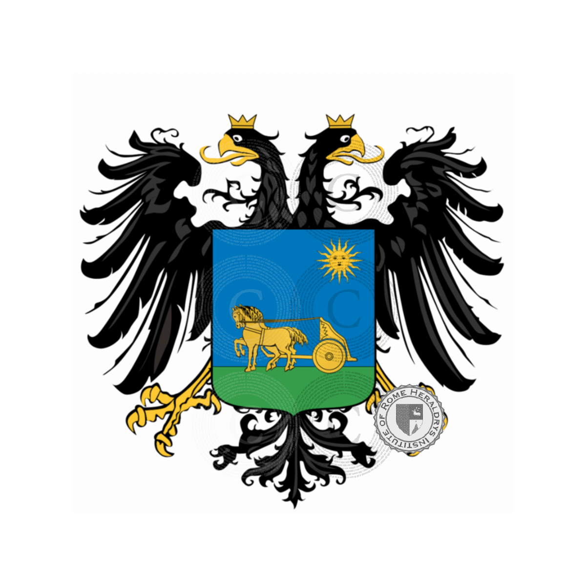 Coat of arms of familyCarrozza, Carrozzini