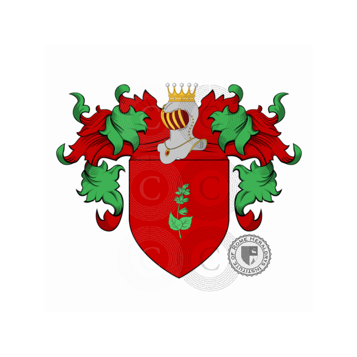 Escudo de la familiaSalviano, Salviano