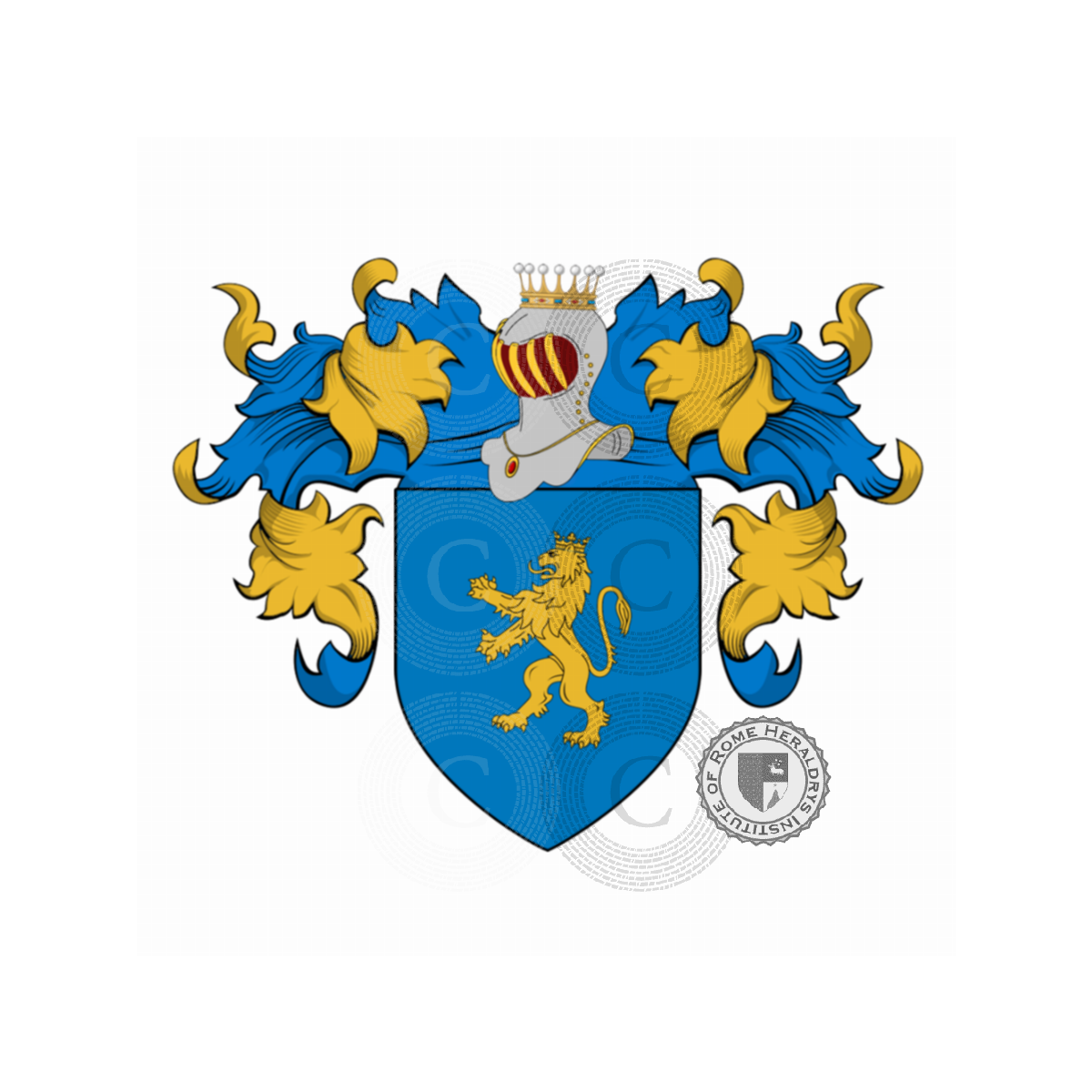 Coat of arms of familyRossi, de Rossi,de Rubeis,Rosso,Russo