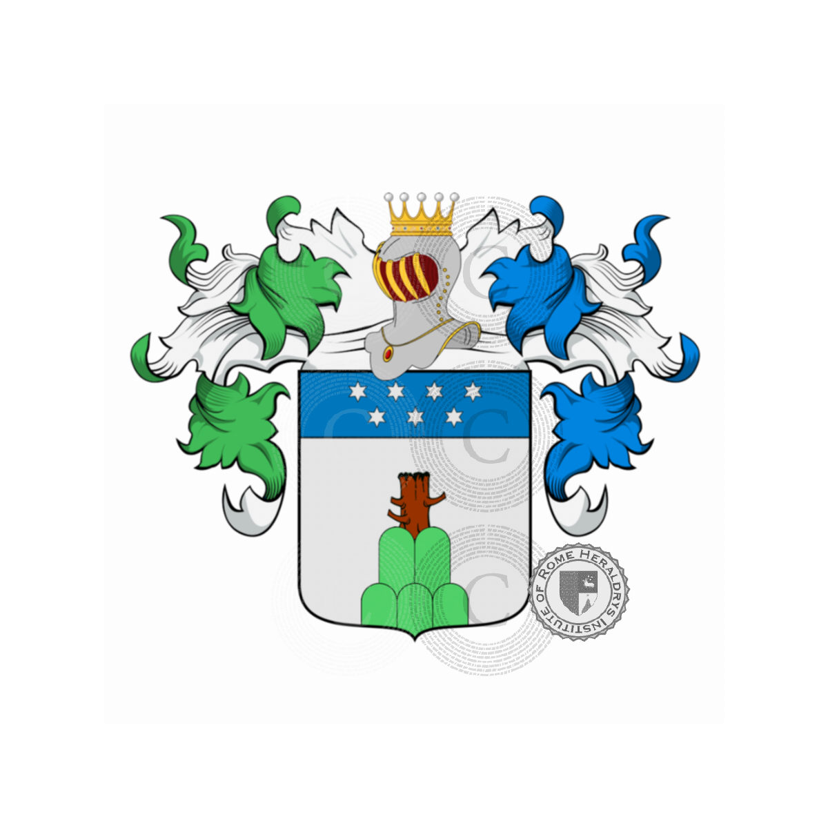 Wappen der FamilieCavazzoni Perdezini