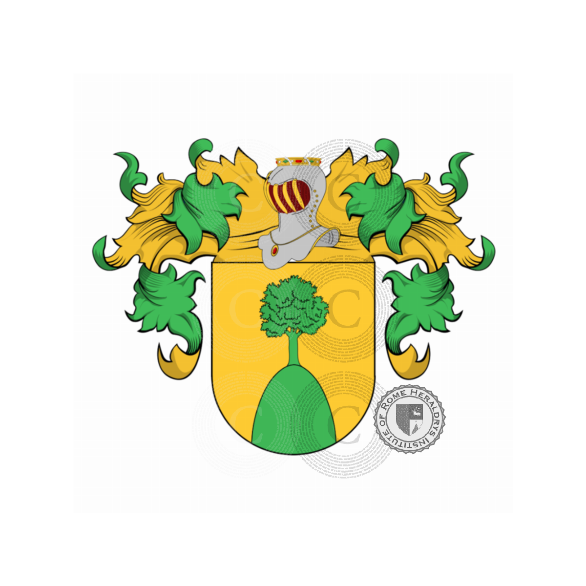 Escudo de la familiaRubìn, Rubín