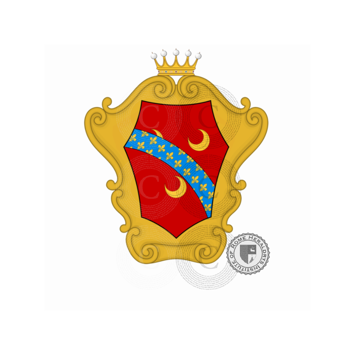 Coat of arms of familyMacigni, Macinghi,Razzanti