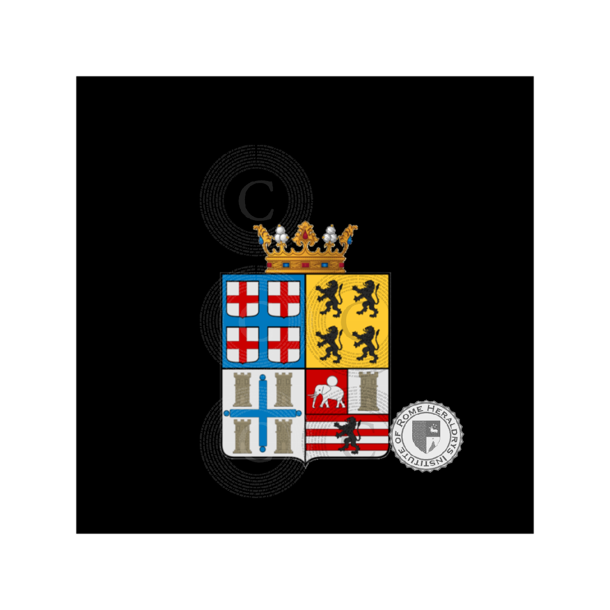 Wappen der FamilieIsastia