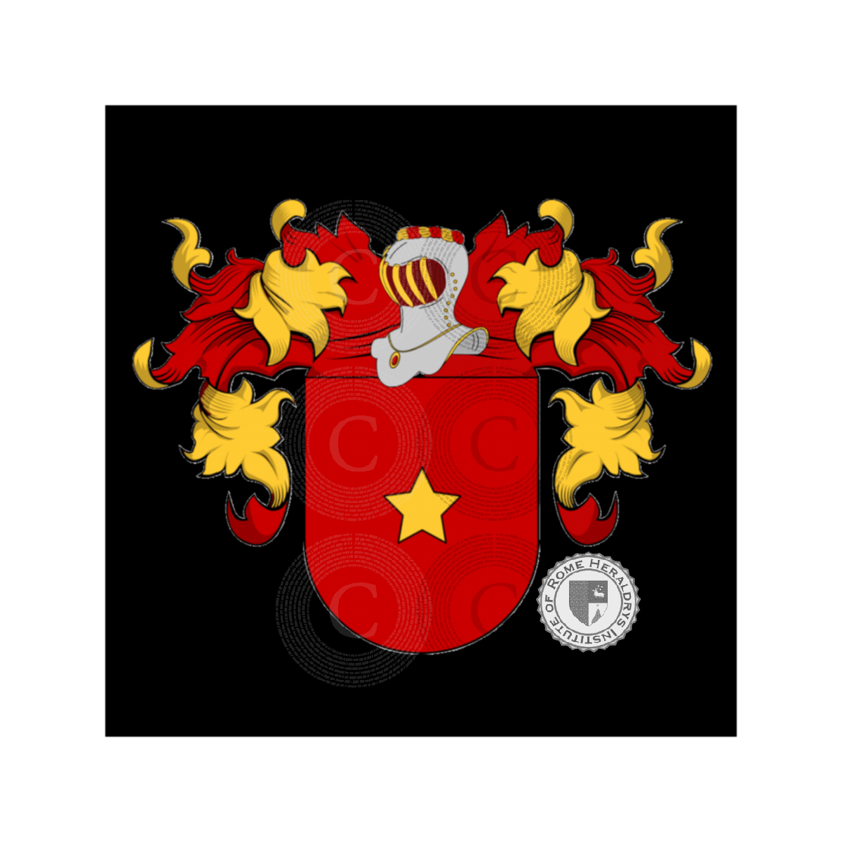 Wappen der FamilieRos, Rostro