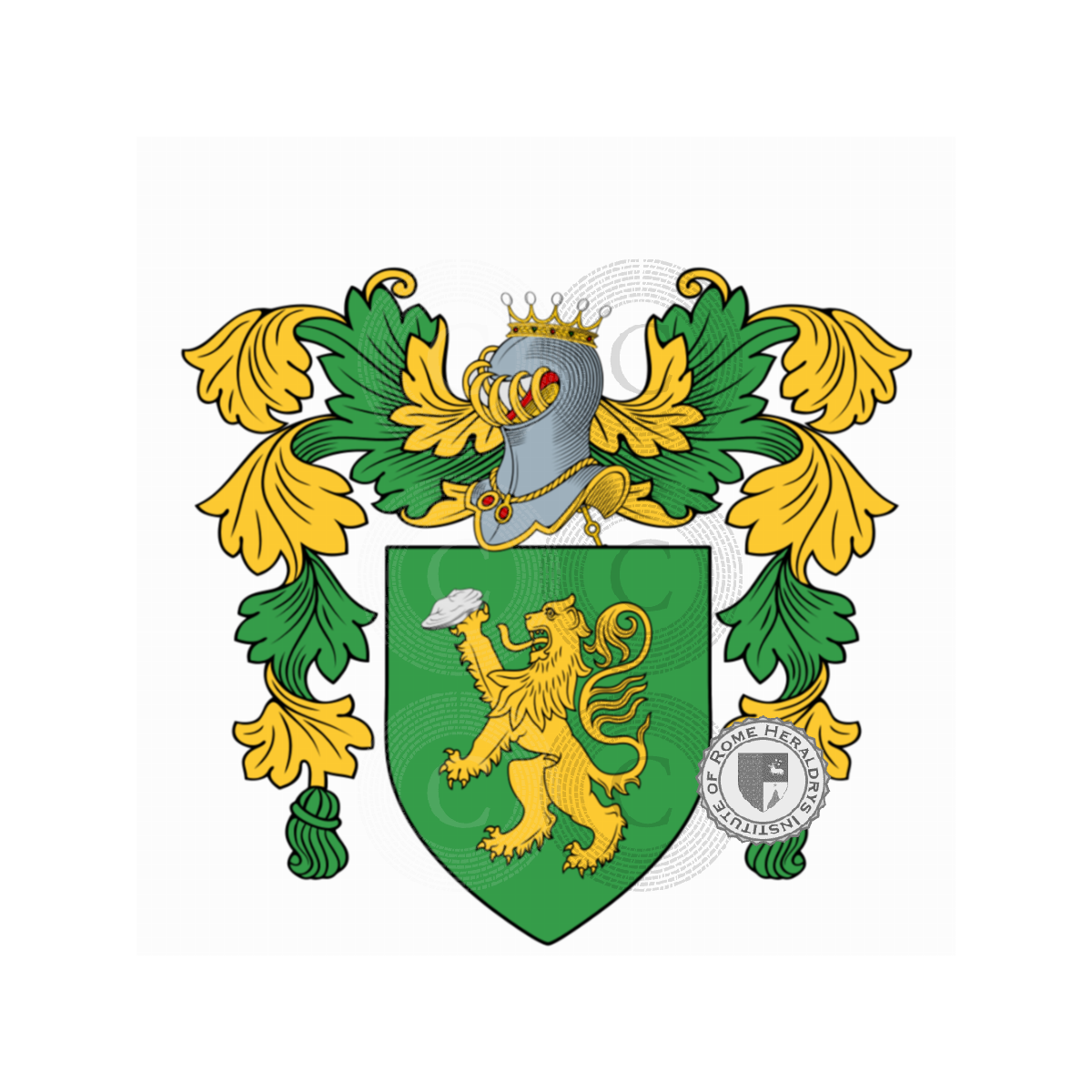 Wappen der FamilieSassi, dal Monaco,dal Sasso,Sasso
