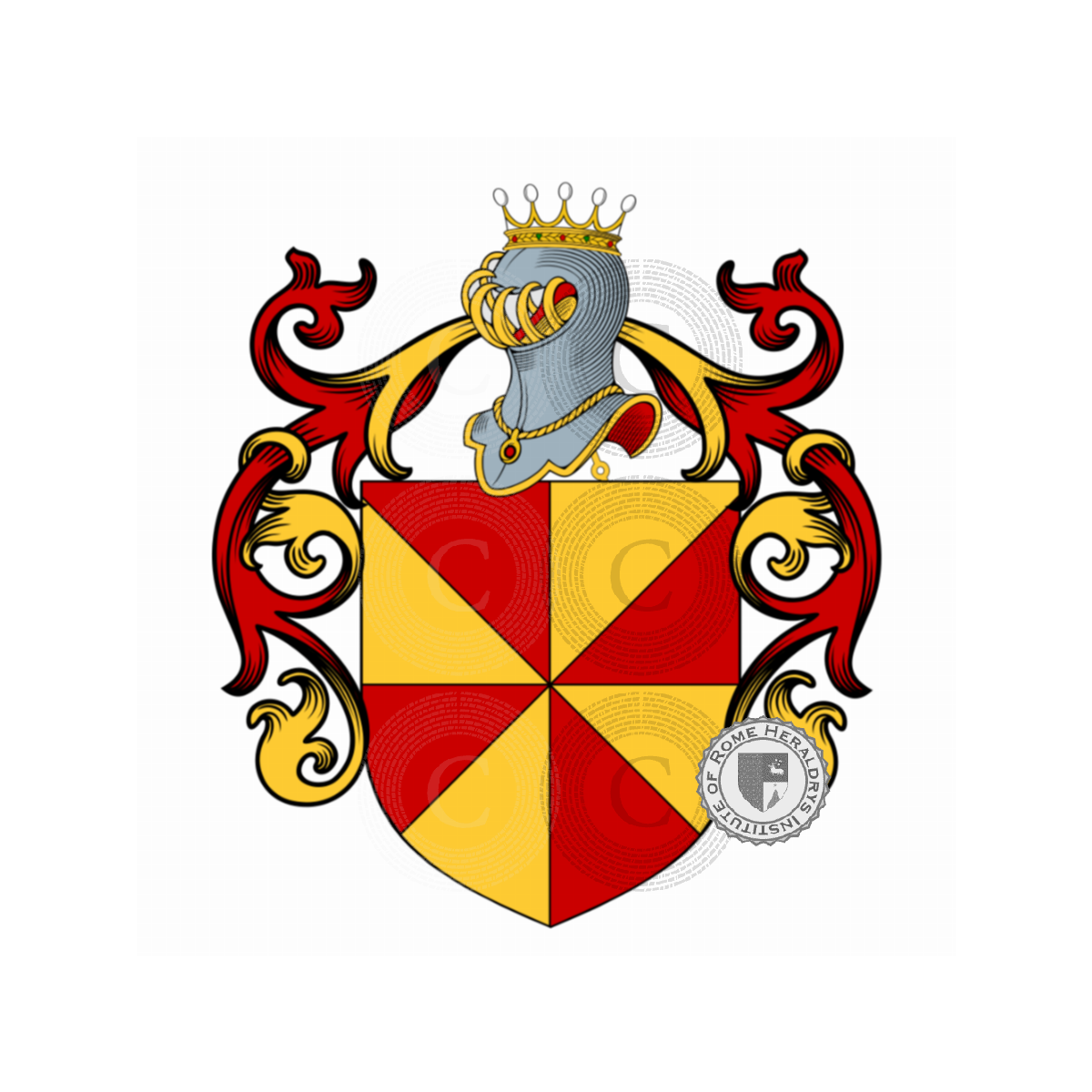 Wappen der FamilieAliprandi, Ariprandi,Librando,Liprandi,Prandi