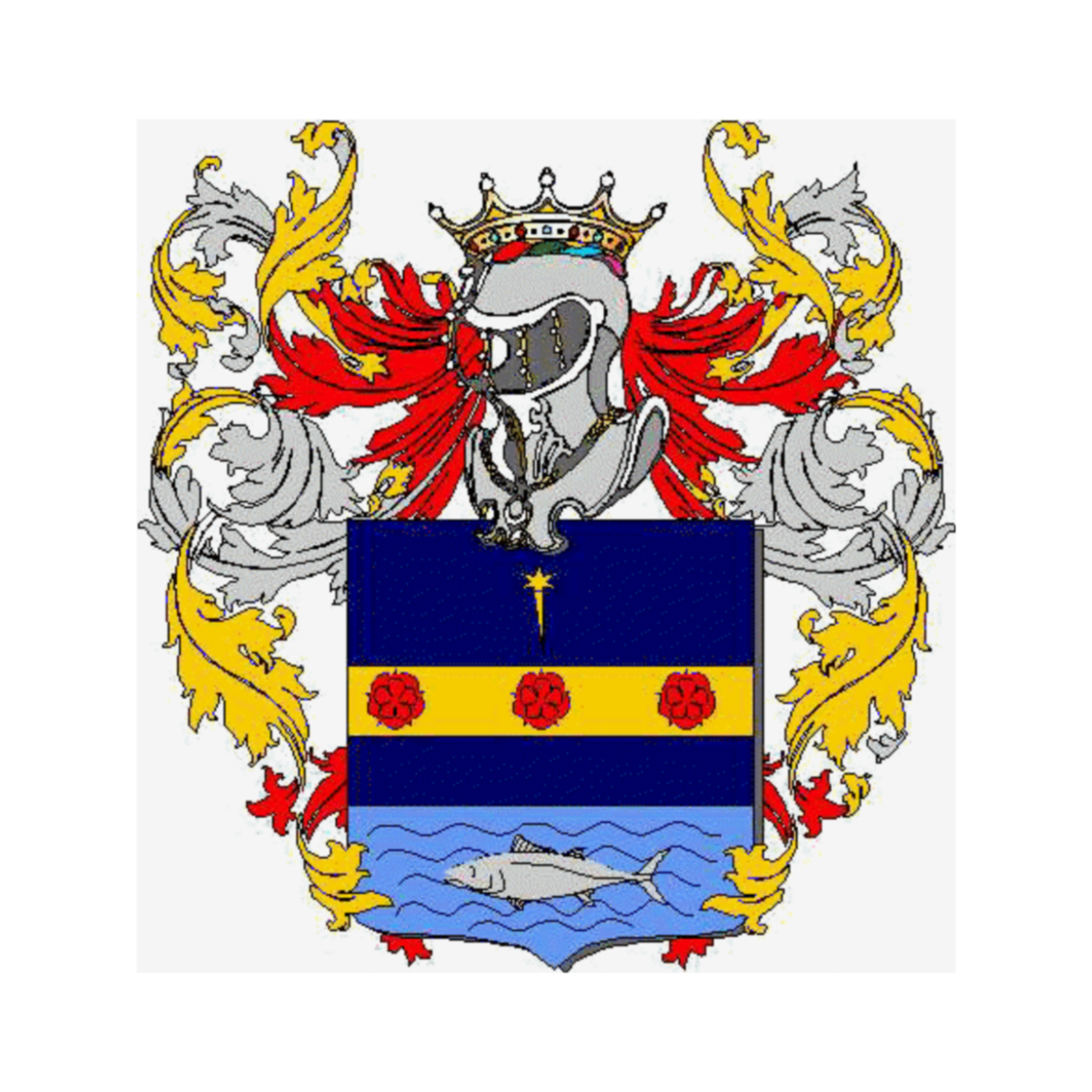 Coat of arms of familyAcqua