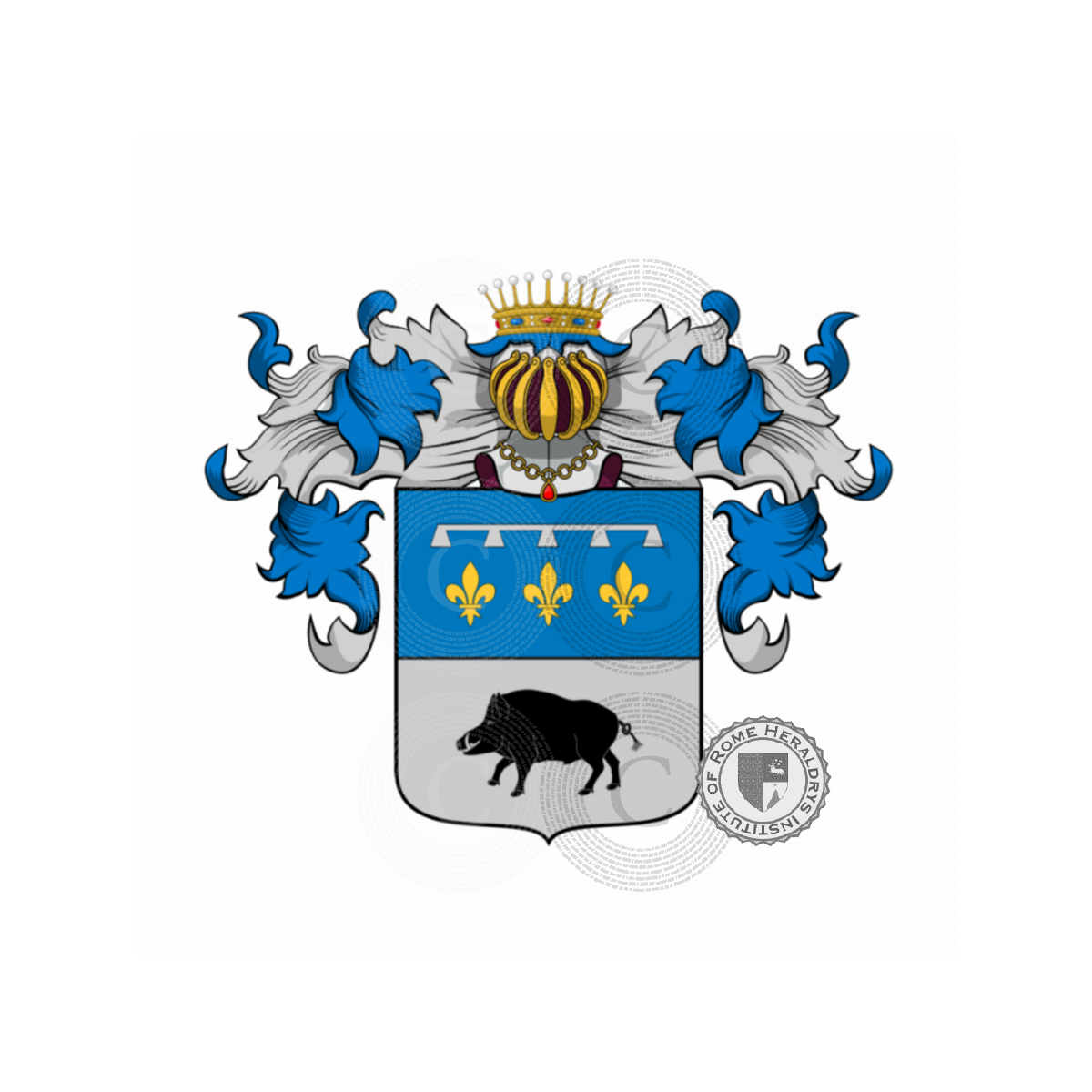 Wappen der FamilieAndreis, Volpati (dei)