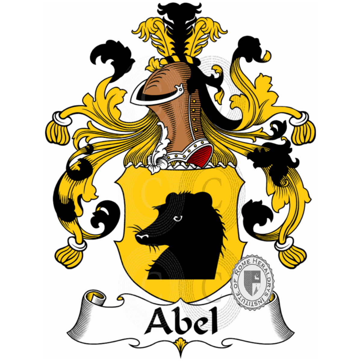 Coat of arms of familyAbel