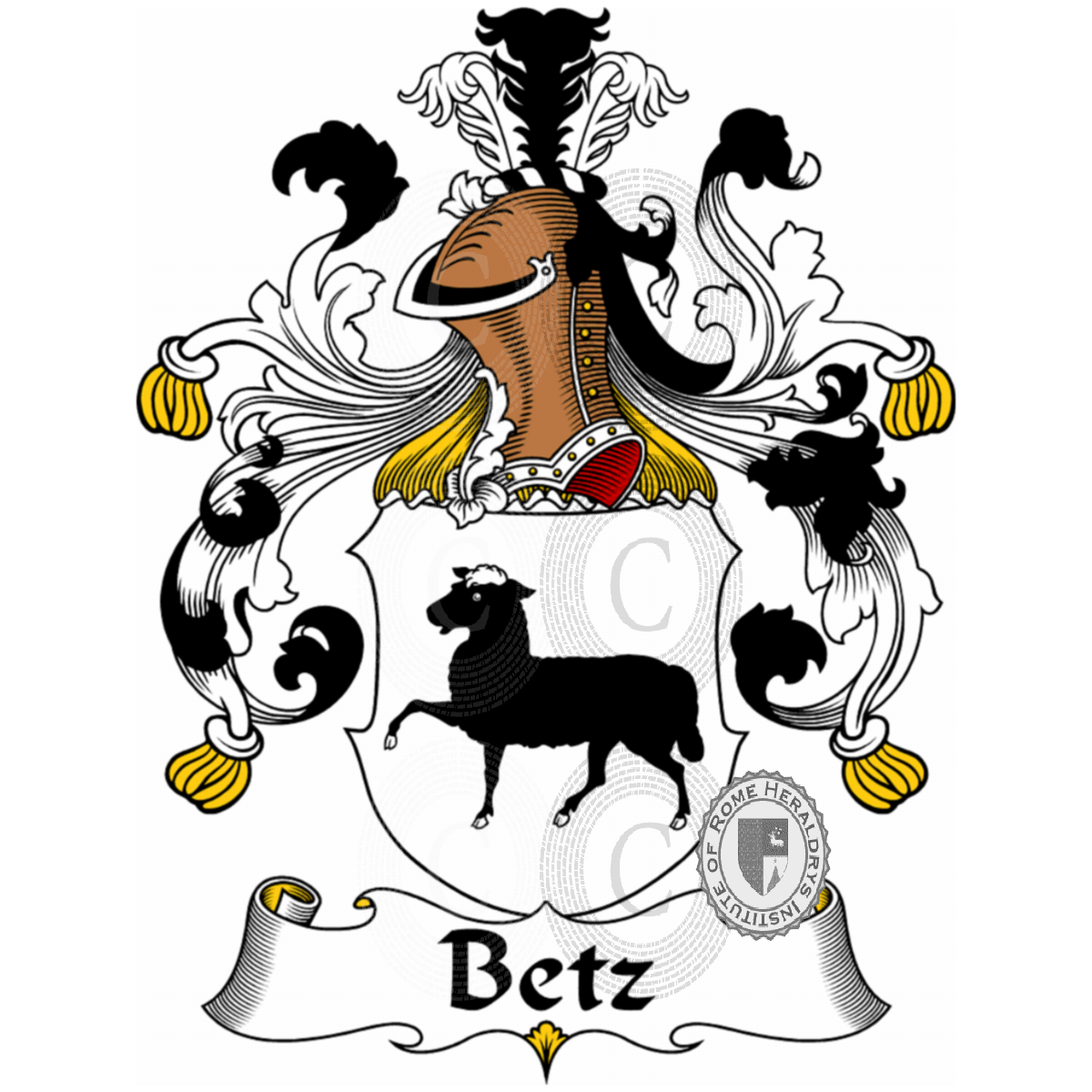Coat of arms of familyBetz