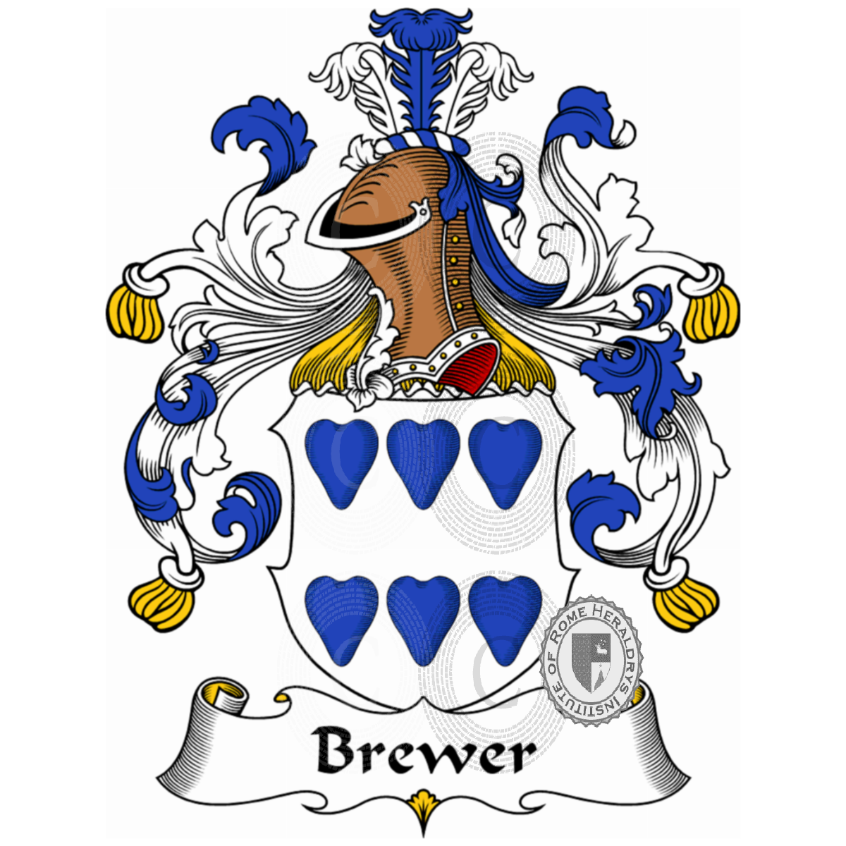 Coat of arms of familyBrewer