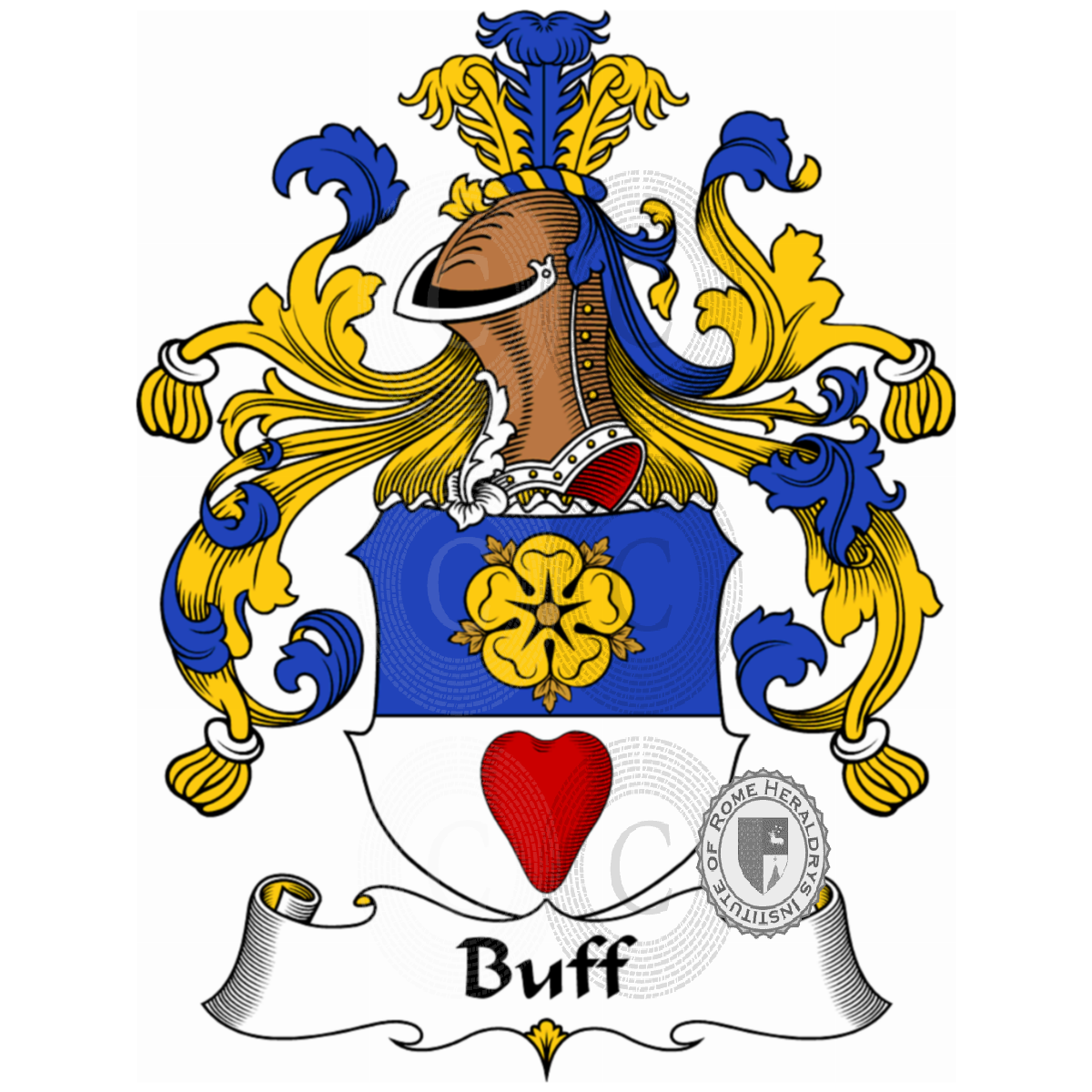 Coat of arms of familyBuff