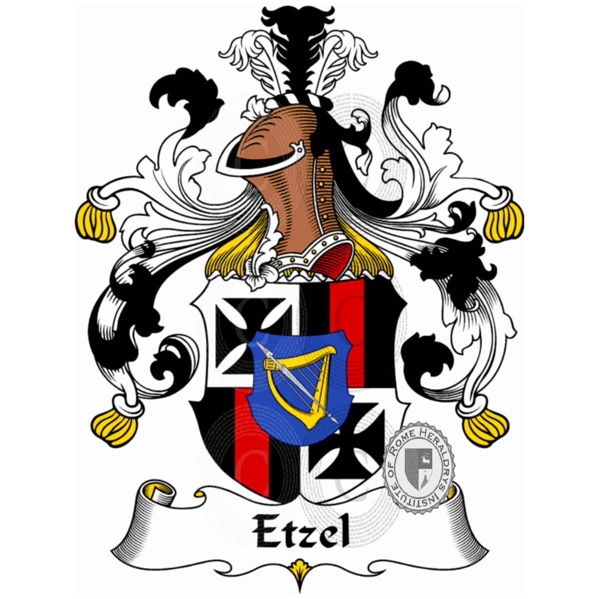 Coat of arms of familyEtzel