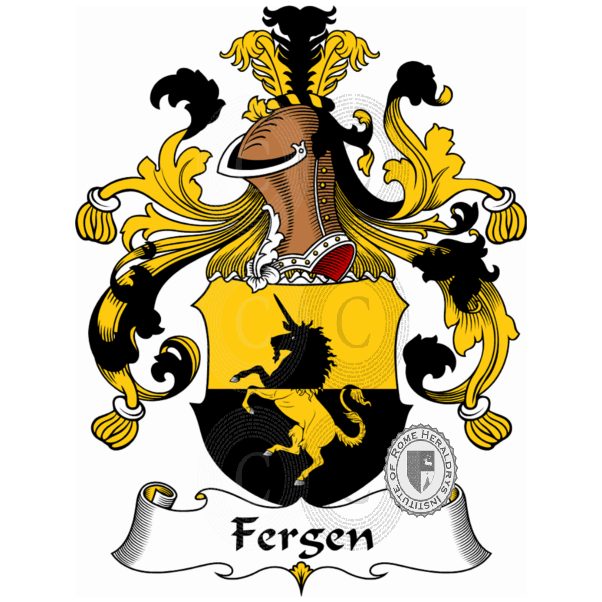 Escudo de la familiaFergen