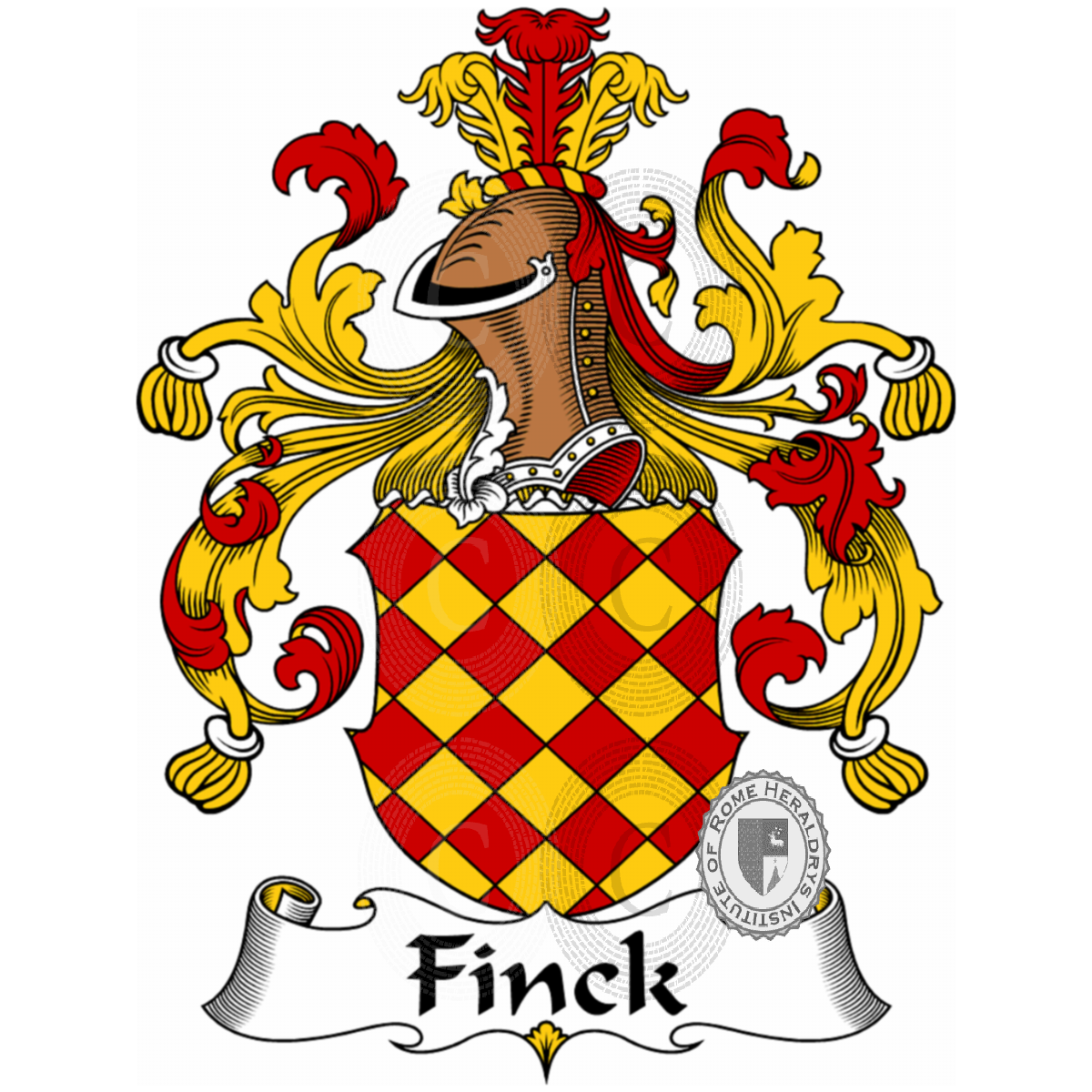 Coat of arms of familyFinck