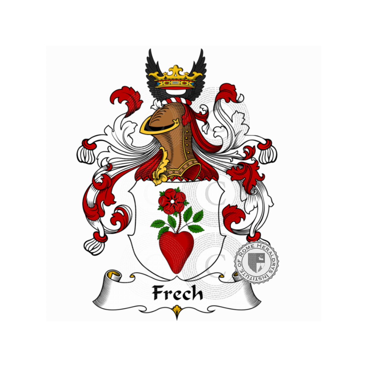 Wappen der FamilieFrech, Frech von Ehrimfeld