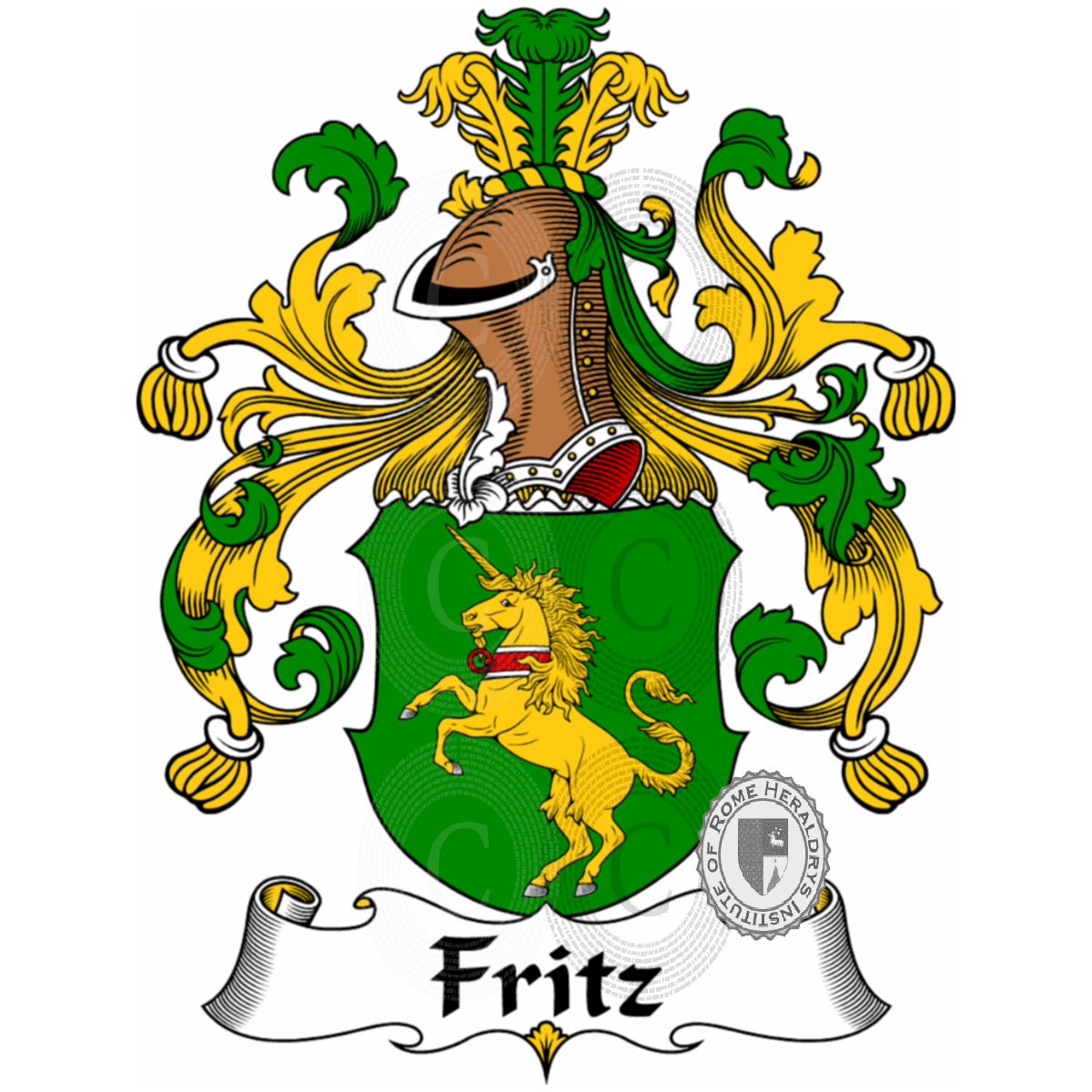 Escudo de la familiaFritz