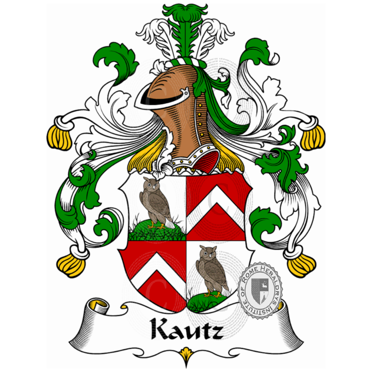 Coat of arms of familyKautz