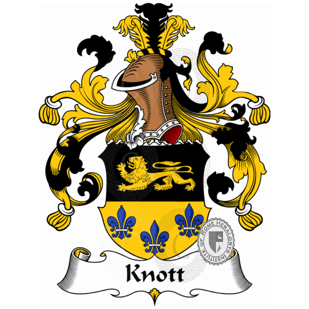 Coat of arms of familyKnott