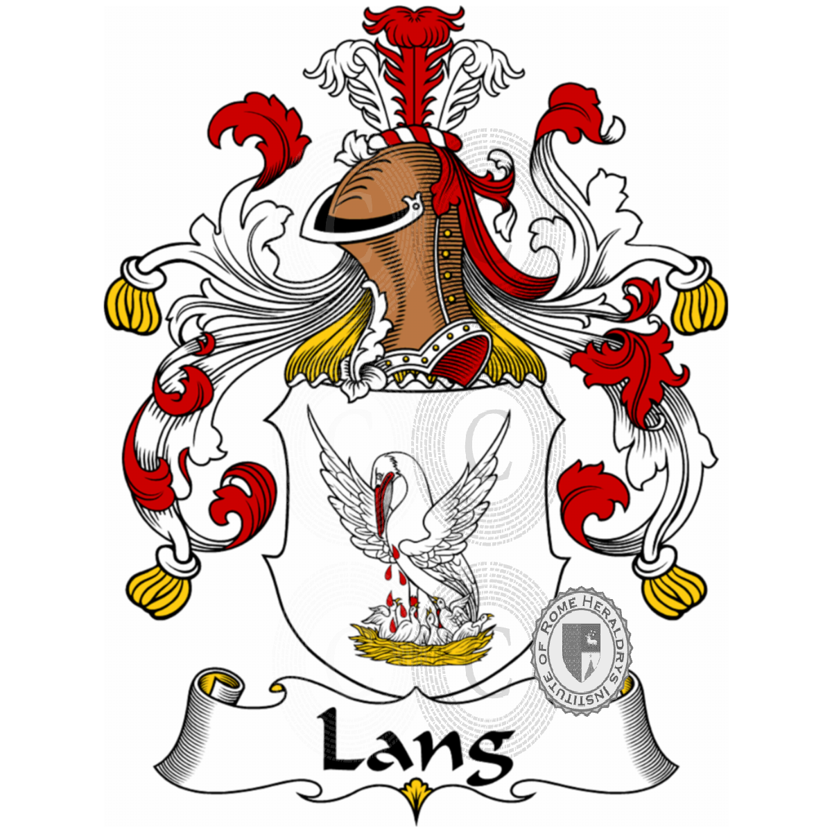 Escudo de la familiaLang