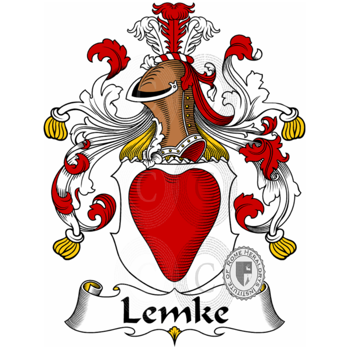 Coat of arms of familyLemke