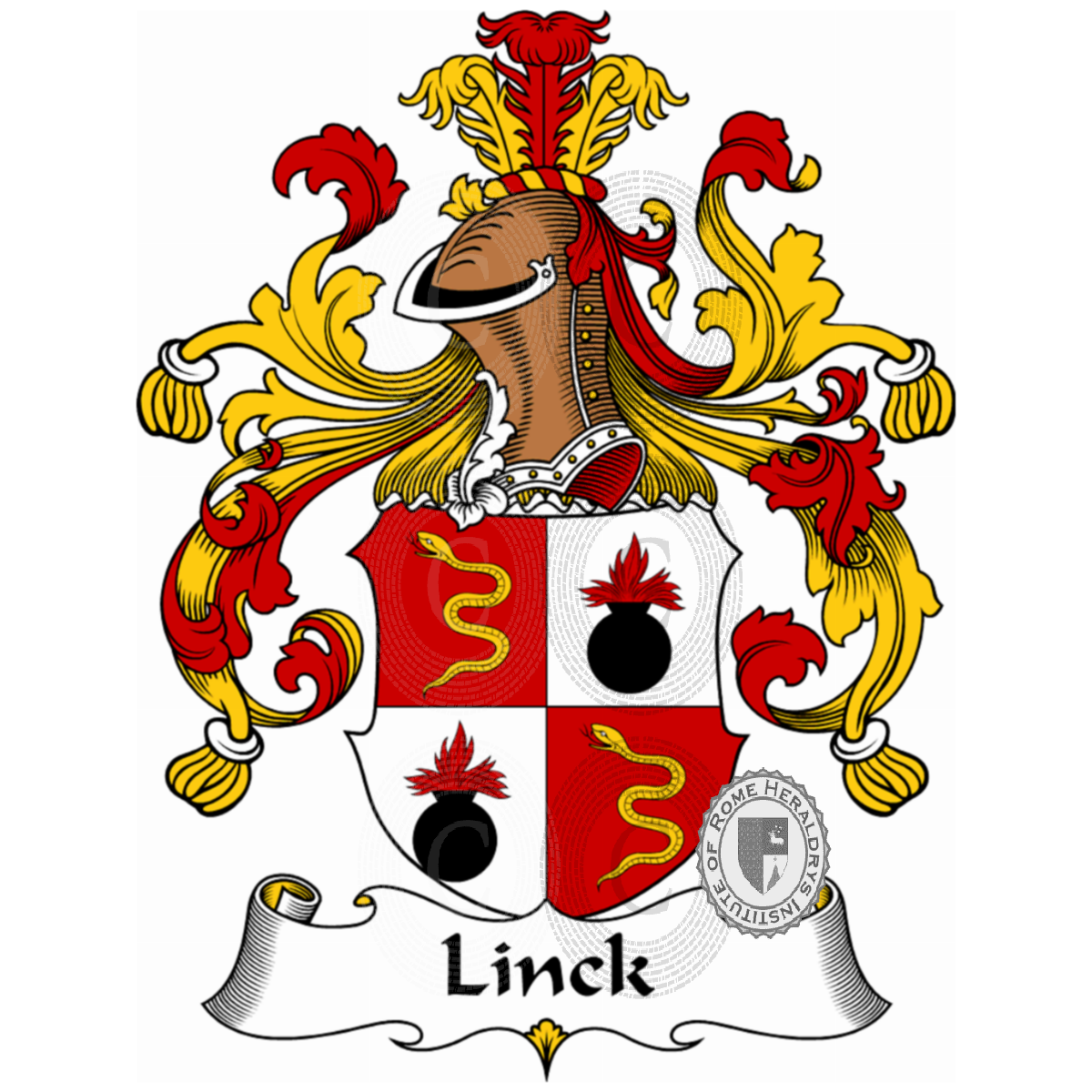 Escudo de la familiaLinck