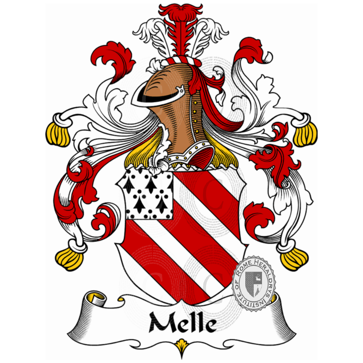 Coat of arms of familyMelle
