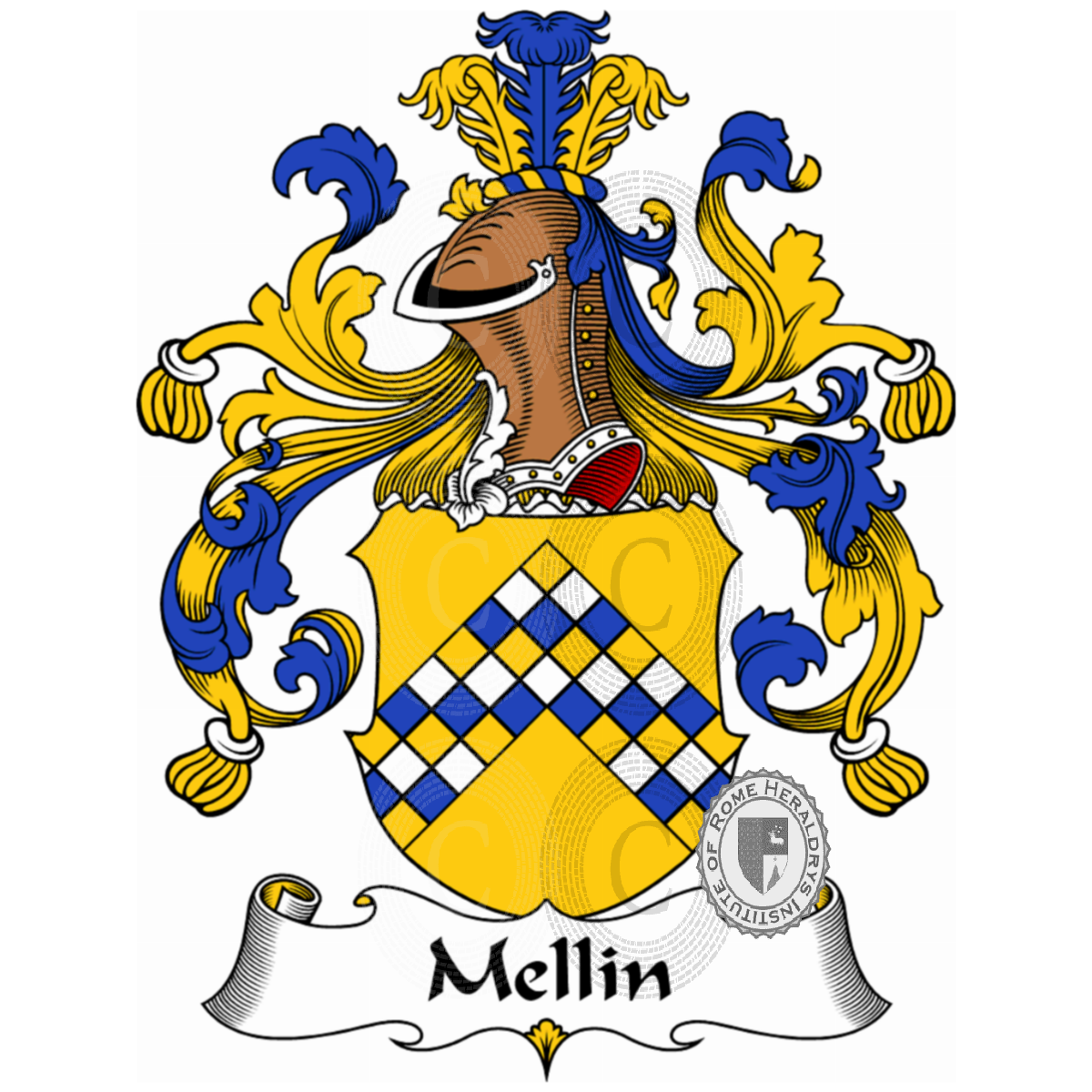 Wappen der FamilieMellin