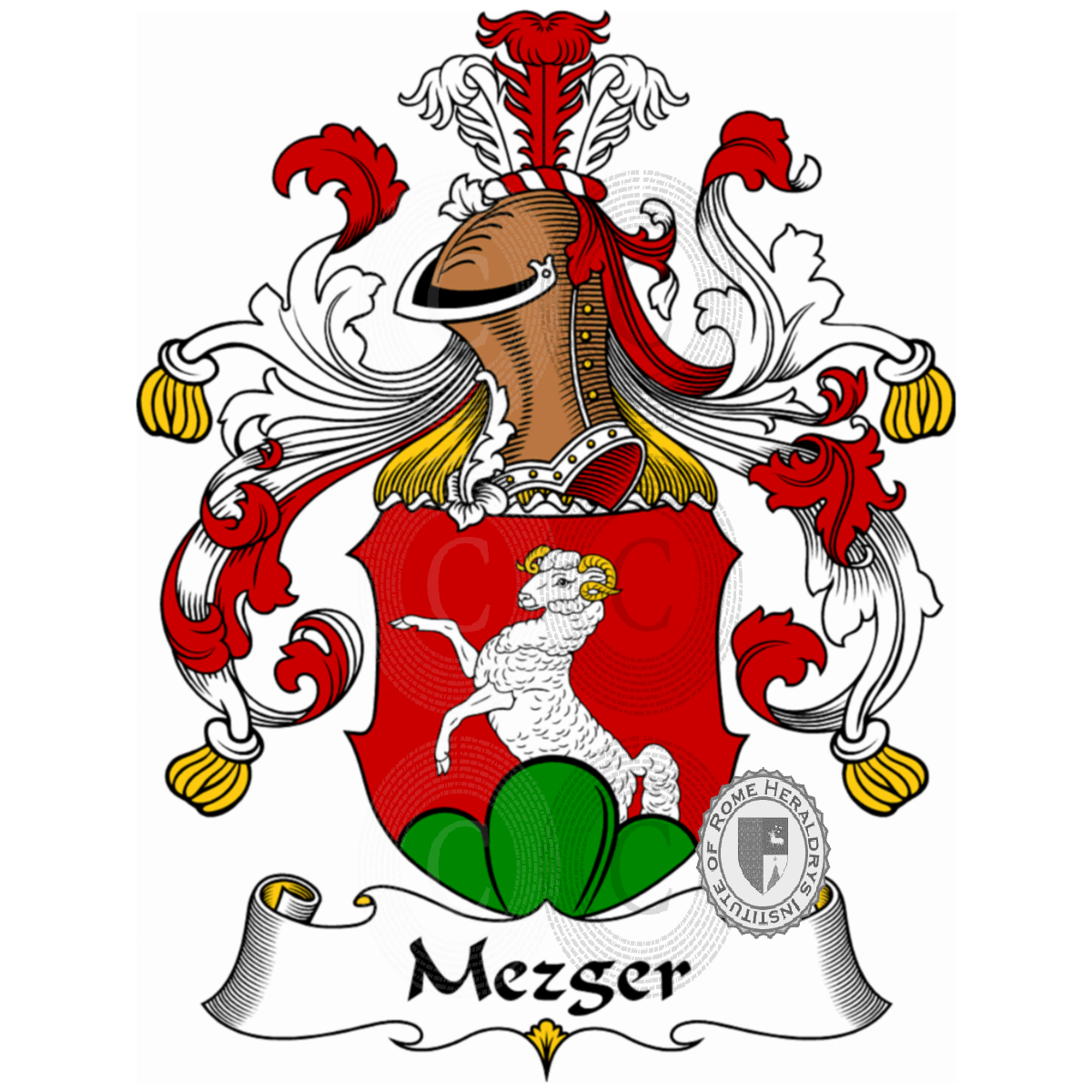 Coat of arms of familyMezger