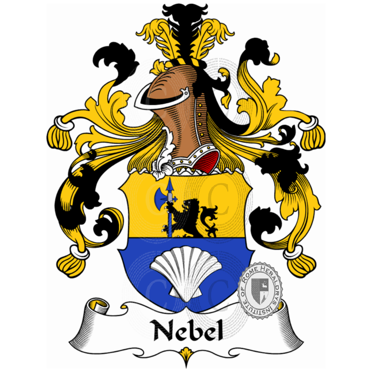 Coat of arms of familyNebel