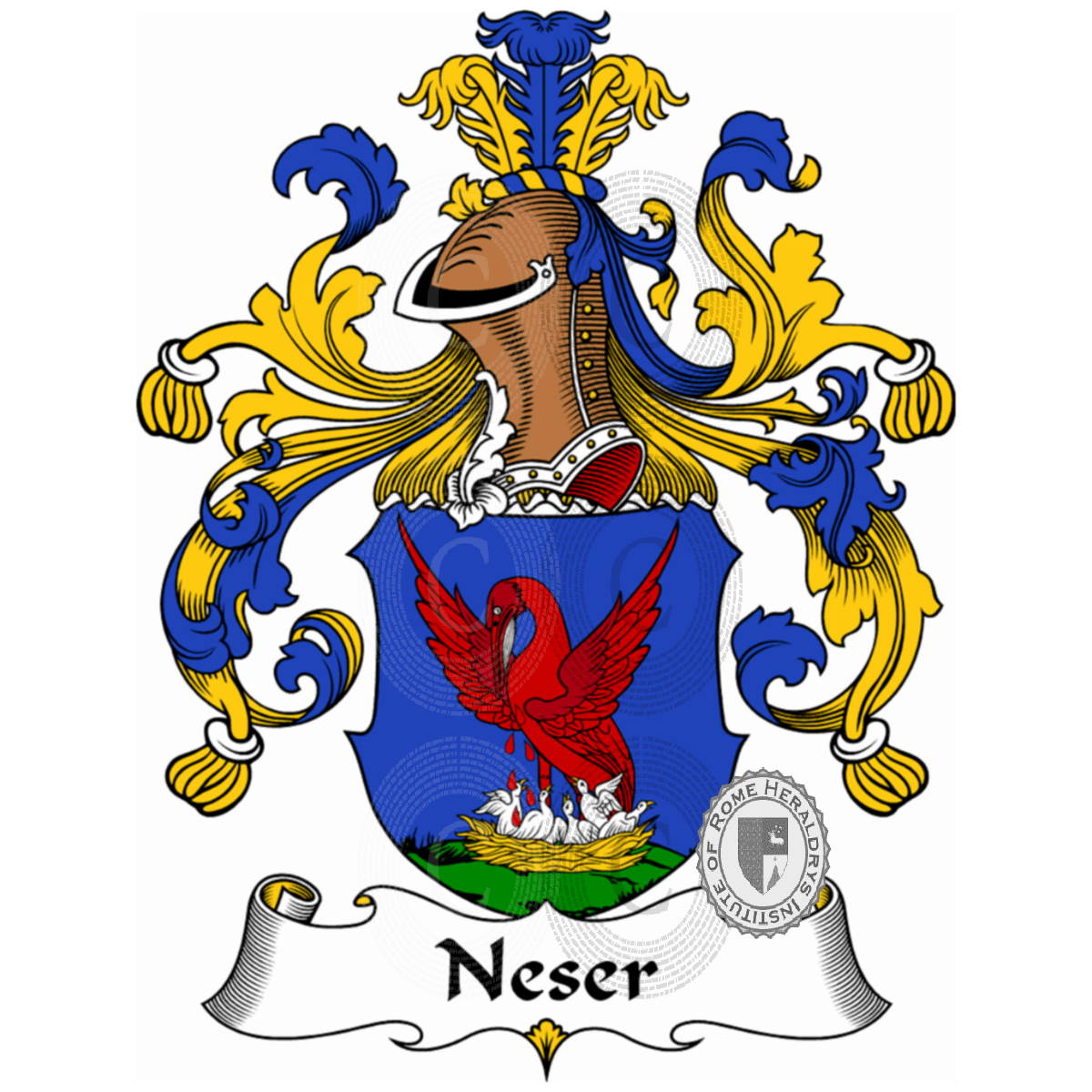 Coat of arms of familyNeser