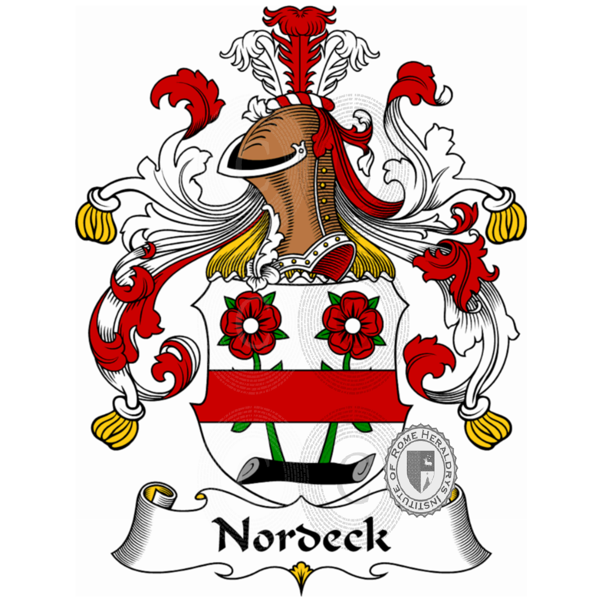 Coat of arms of familyNordeck