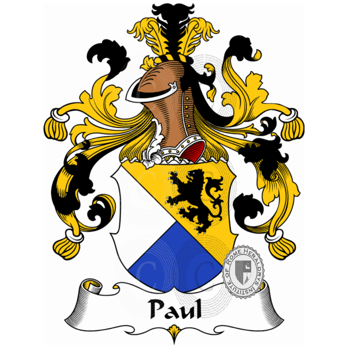 Coat of arms of familyPaul