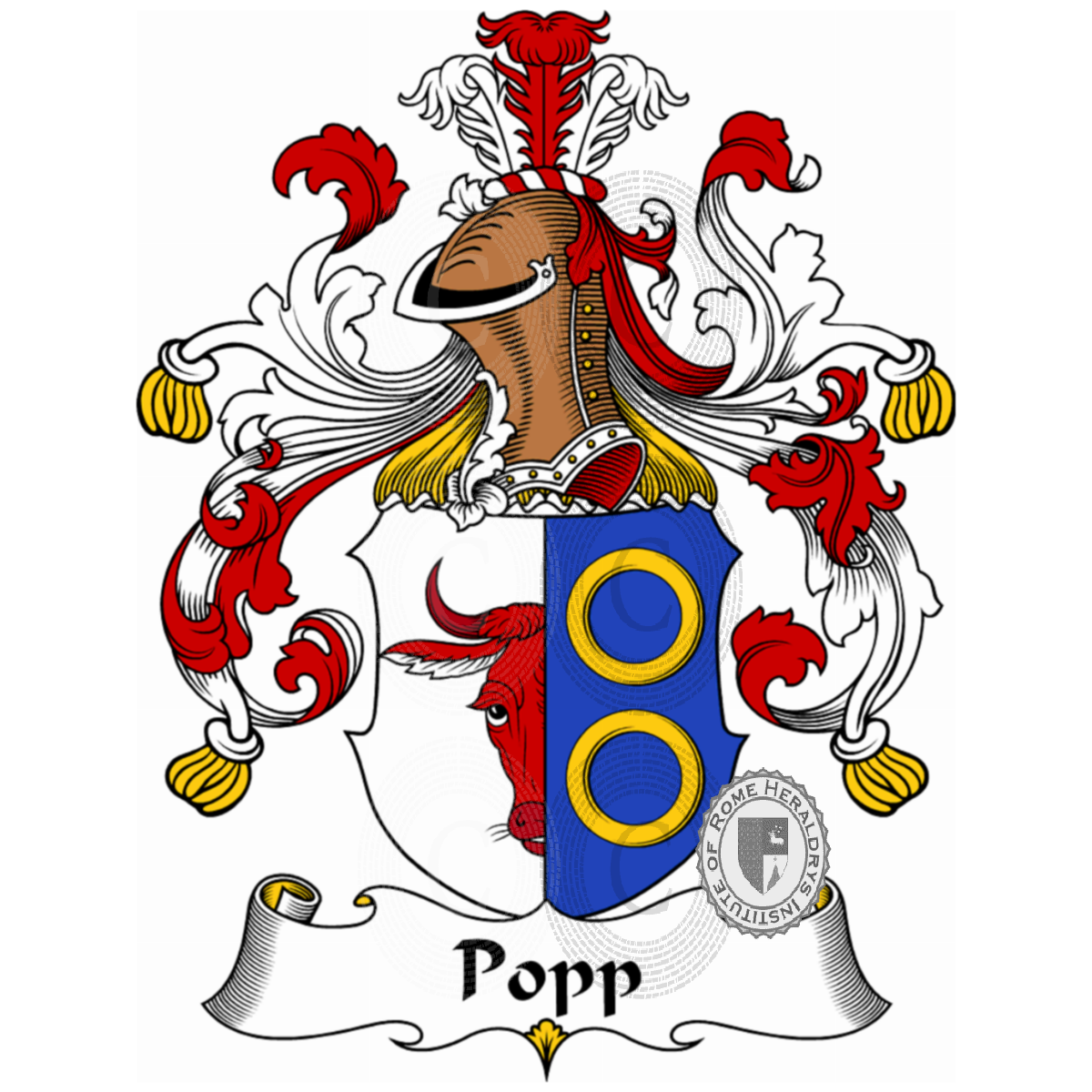 Coat of arms of familyPopp