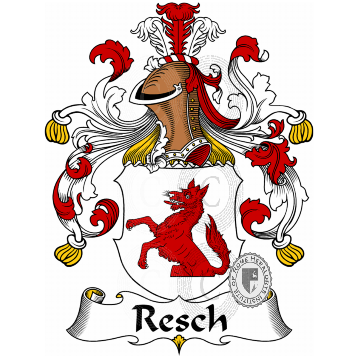 Escudo de la familiaResch